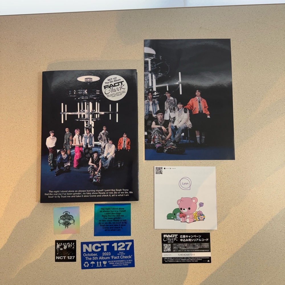 nct 127 fact check album chandelier version